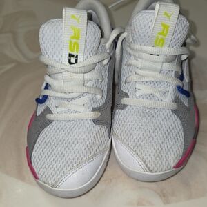 Puma Kids Sneakers - White, Gray, Pink, Blue, Yellow